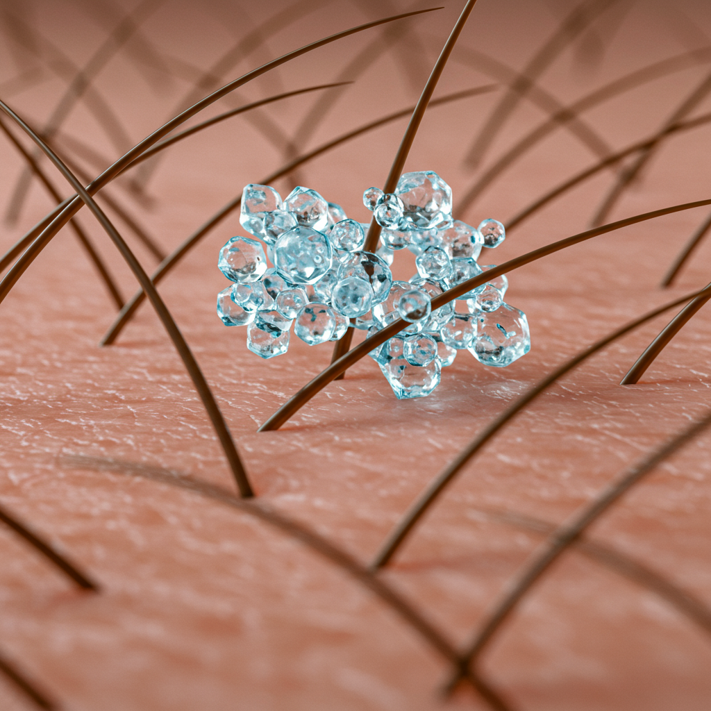 Elastin Scalp Peptide ingredient reference · Development reference image